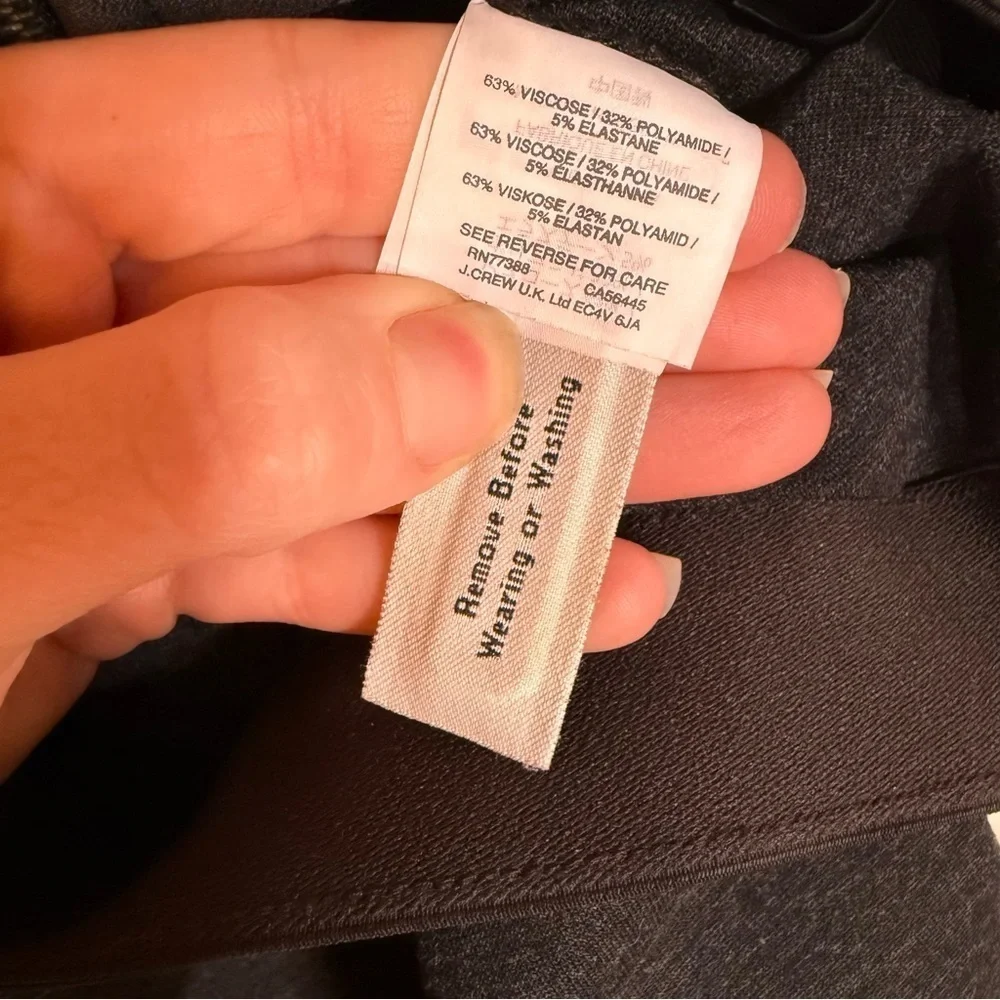 J. Crew Heather Gray Pull on Pixie Stretch Pants, Women’s Size 12 regular